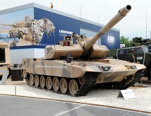 Leopard 2A7, podczas prezentacji w 2010 roku fot. AFP