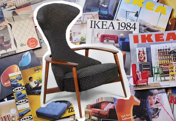 Uważaj na czym siadasz. Stary fotel IKEA sprzedano za 67 tys. zł