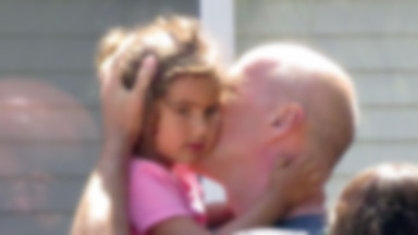 Bruce Willis ze swoją trzyletnią córeczką