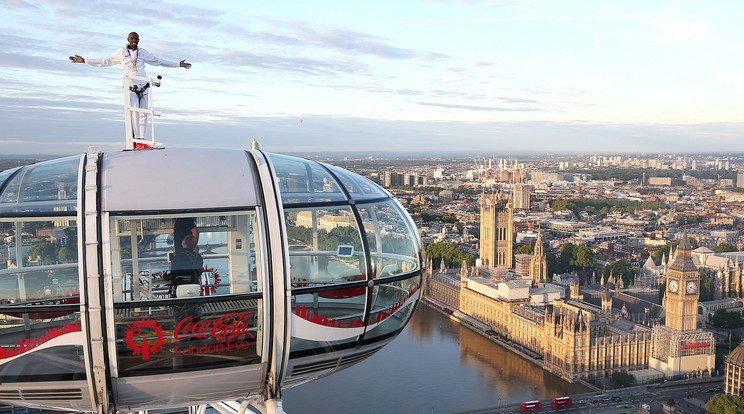 Sir Mo Farah a híres London Eye tetejére látogatott /Fotó: Profimedia-Reddot