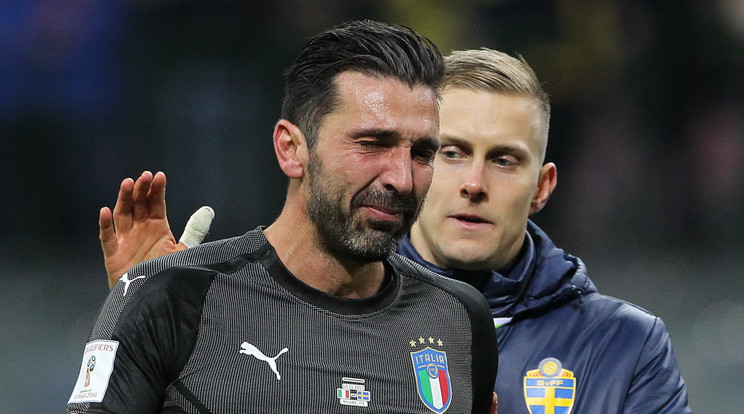 Az olaszok kapuslegendája, Gianluigi
Buffon nem így képzelte el a befejezést /Fotó: Getty Images