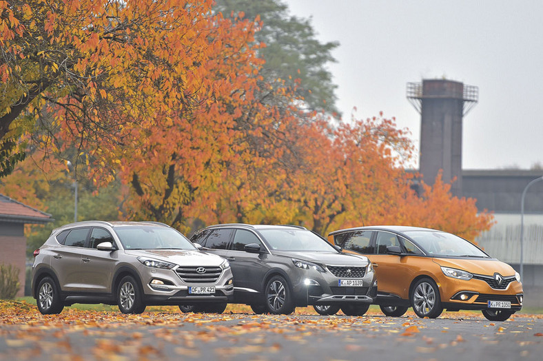 Hyundai Tucson kontra Peugeot 3008 i Renault Scenic - który model będzie najlepszym wyborem?