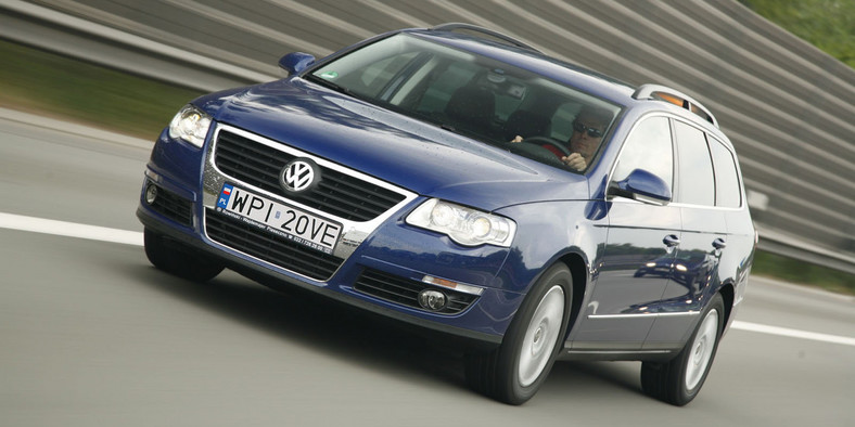 Volkswagen Passat: wersje 1.9 i 2.0 TDI z 2005 r.; pojemność bagażnika 603-1731 l