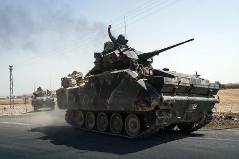 Turski tenkovi na teritoriji Sirije