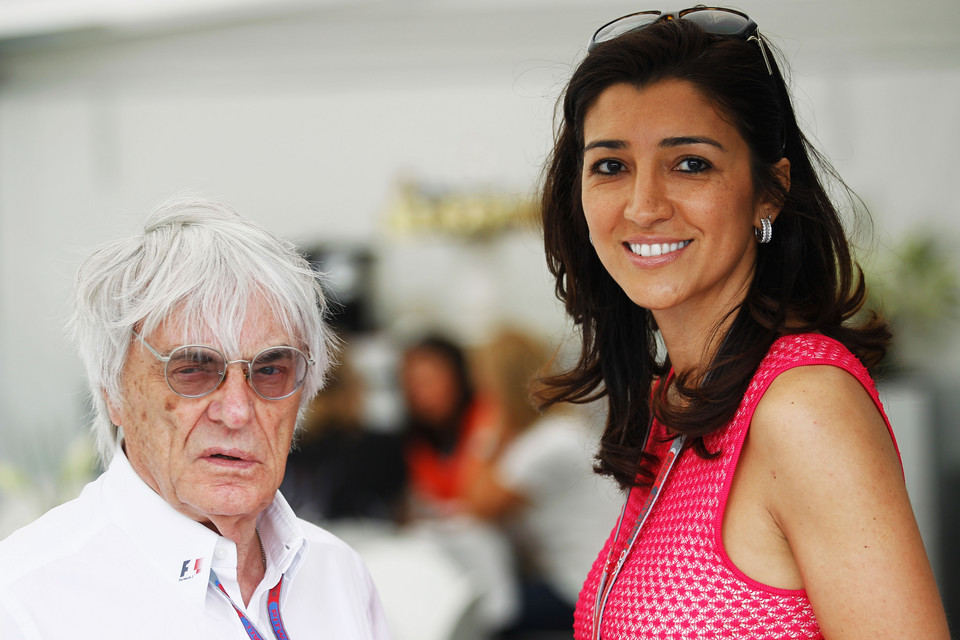 Bernie Ecclestone i Fabiana Flosi