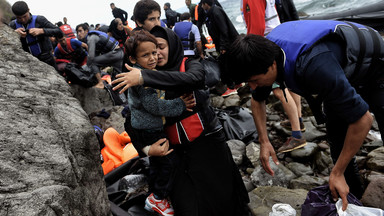 Masowy napływ uchodźców do Grecji
