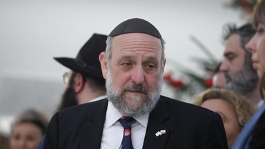 Naczelny rabin Polski w ostrych słowach o ataku na synagogę. "Cud, że nie spłonęła"