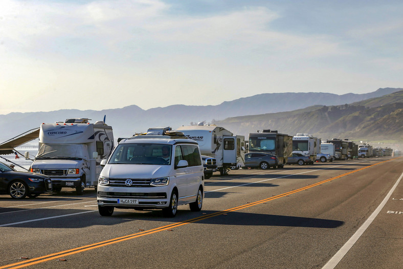 Volkswagenem California po Kalifornii