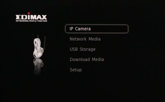 Możesz nawet oglądać obraz z kamery sieciowej, o ile jest ona produktem Edimaksa