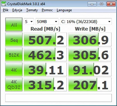 CrystalDiskMark 3.0.1