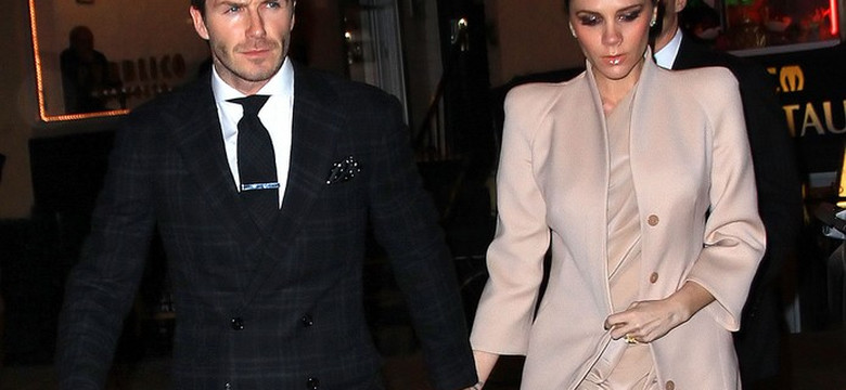 Victoria i David Beckham na romantycznej kolacji