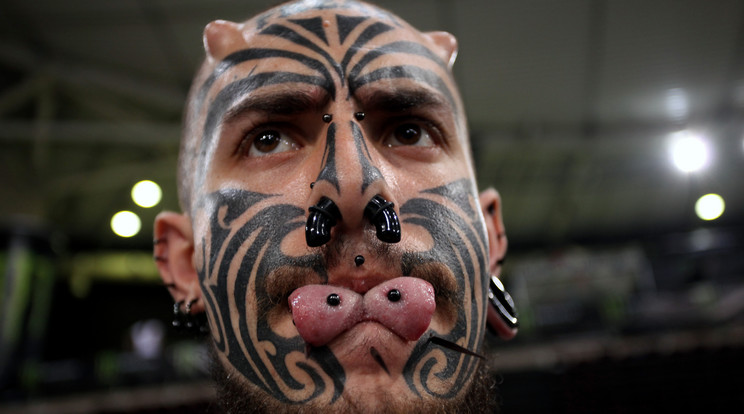 3 napos tetoválás fesztivál Athénban / Fotó: AFP
