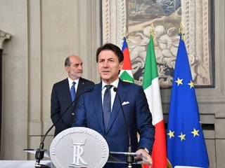 Premier Włoch Giuseppe Conte 