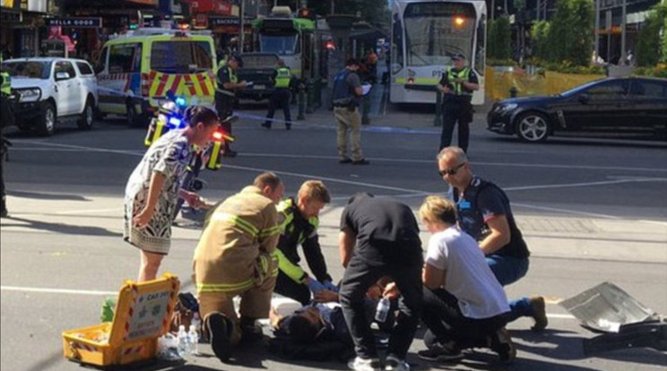 Videó készült a melbourne-i gázoló elfogásáról /Fotó: Twitter