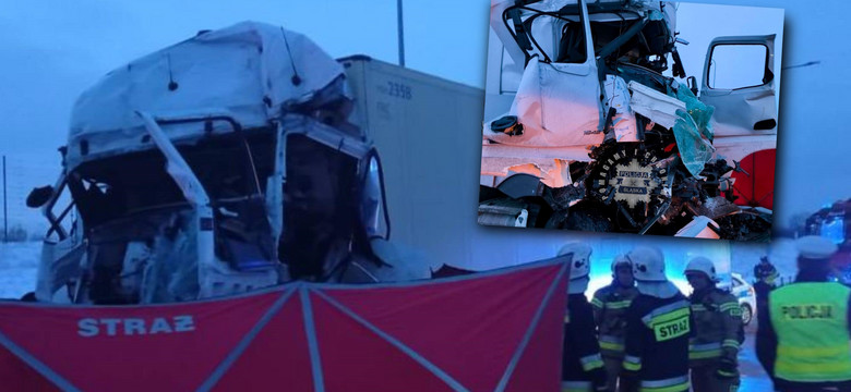 Tragedia na autostradzie A1. Nie żyje kierowca ciężarówki