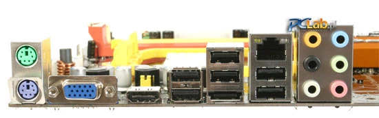 ECS A780GM-A – panel tylny