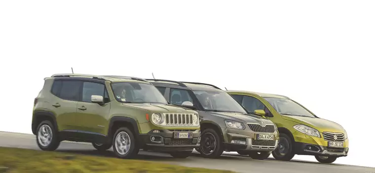Porównanie - Jeep Renegade, Skoda Yeti, Suzuki SX4 S-Cross