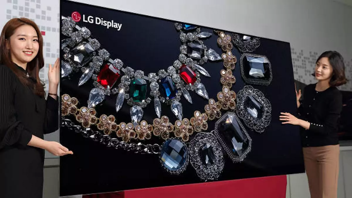 LG prezentuje 88" ekran OLED 8K. Można go będzie zobaczyć na CES 2018