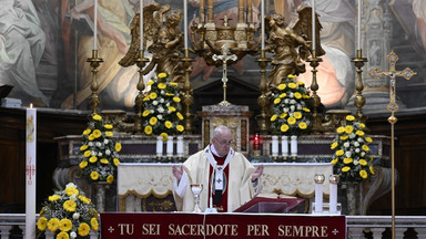 Papieska samotna msza w Niedzielę Miłosierdzia Bożego