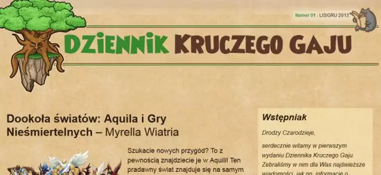 Wizard101 doczekał się własnej, oficjalnej gazetki