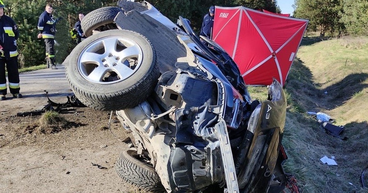 Tragedia na drodze na Lubelszczyźnie Z auta została miazga aż trudno