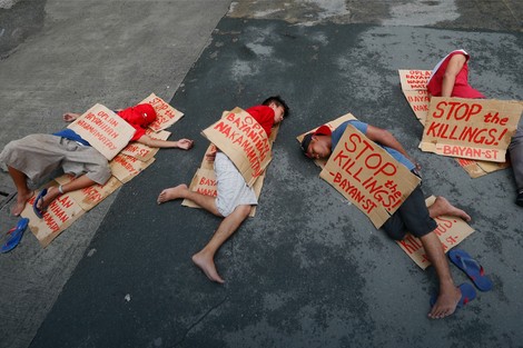 Protest protiv okrutnosti na Filipinima