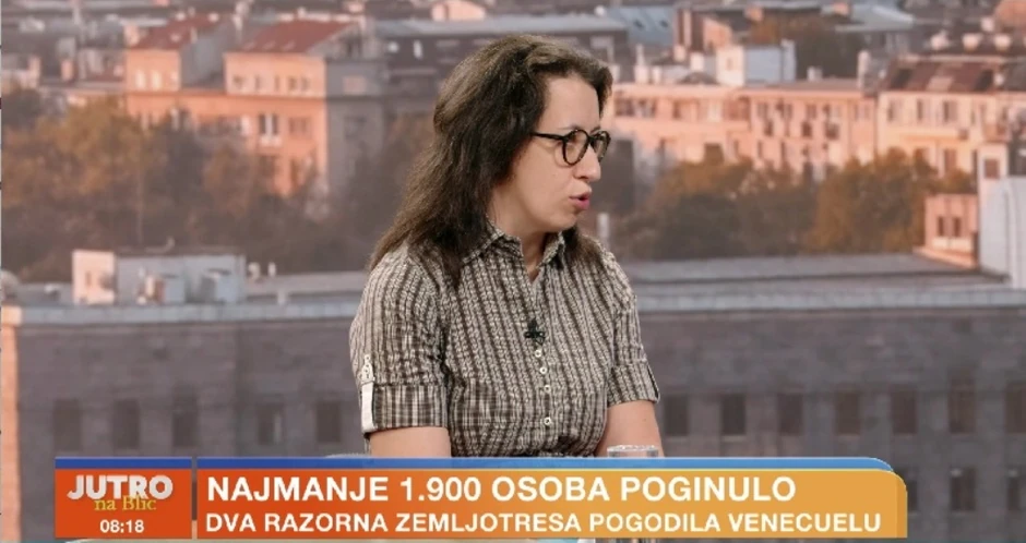 Zemljotresi na različitim stranama sveta nisu povezani, rekla je Ana Mladenović