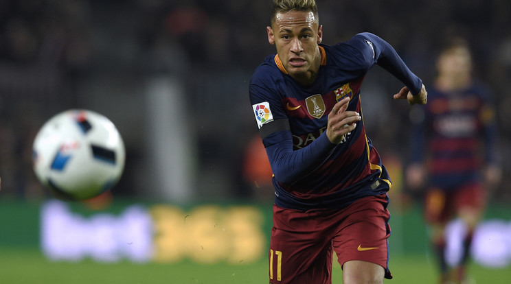 Neymar beszólt a médiamunkásoknak /Fotó: AFP