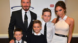 David i Victoria Beckham z synami / fot. Getty Images