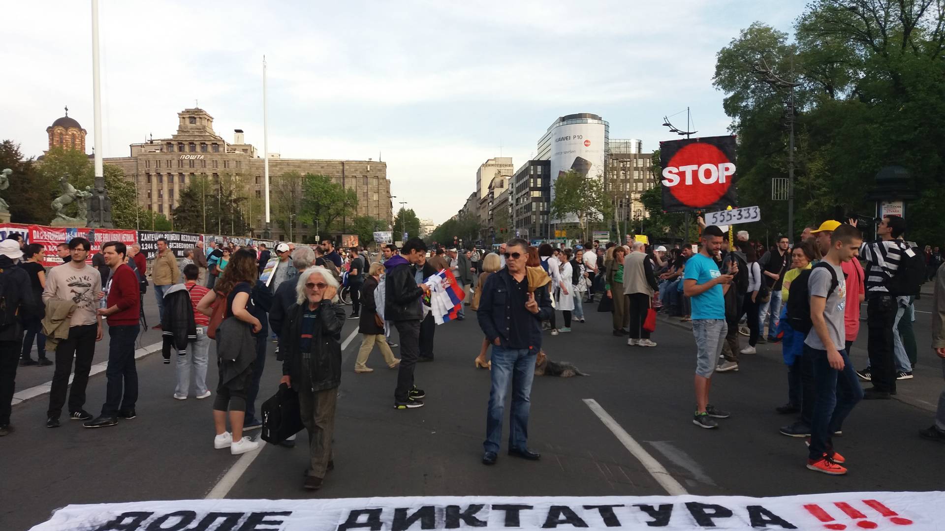 "Protest protiv diktature 24": Kreće šetnja sa konkretnim ciljem