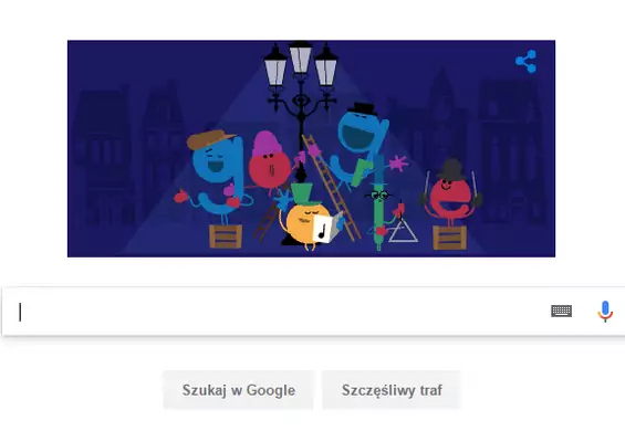 Wesołych Świąt życzy Google w najnowszym doodle 2016