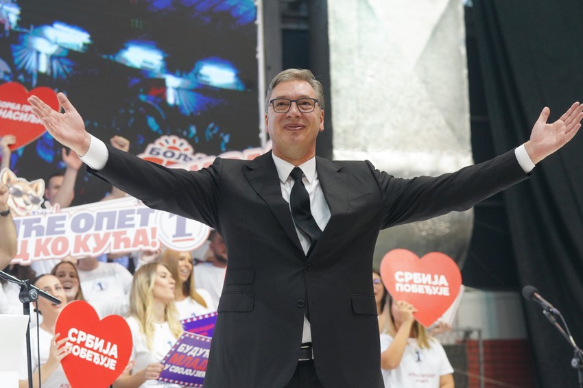 Aleksandar Vučić, završni skup 