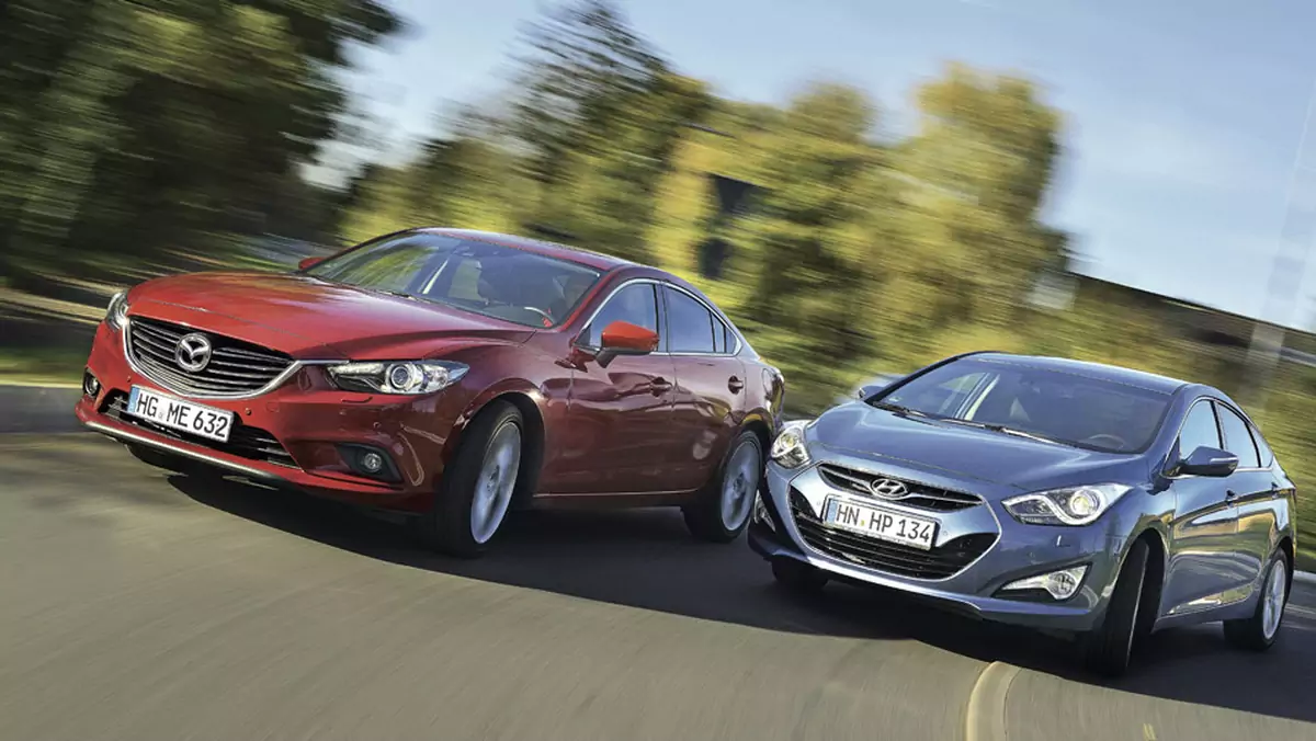 Nowa Mazda 6 kontra Hyundai i40: porównanie rodzinnych sedanów
