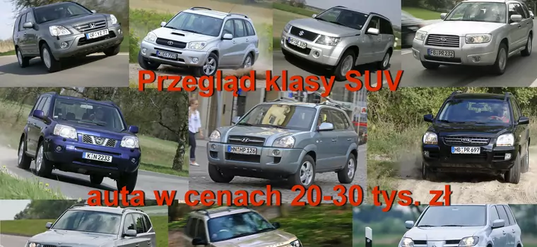Używane SUV-y - którego warto kupić za 20-30 tys. zł?
