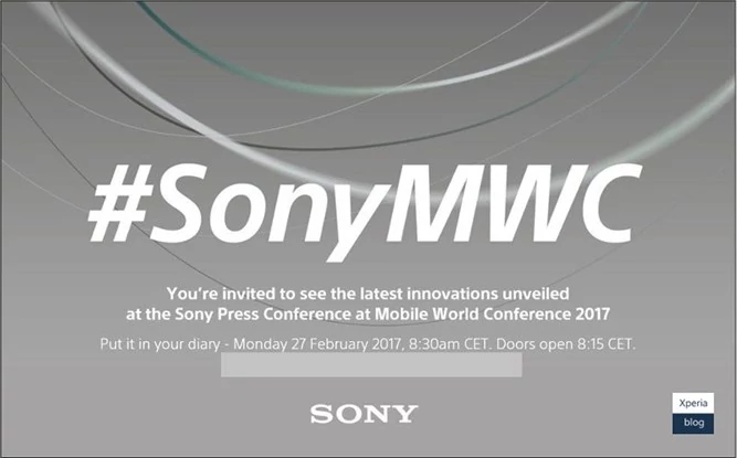Sony też zaprasza na targi MWC 2017