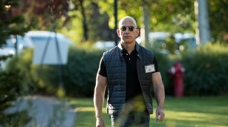 Az Amazon tulajdonosa, Jeff Bezos így 
sem panaszkodhat /Fotó :GettyImages