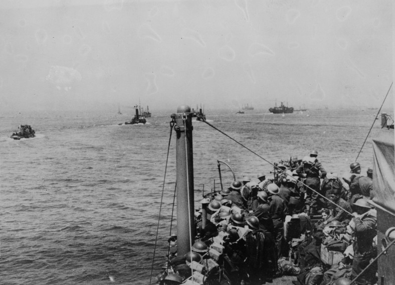 Ewakuacja żołnierzy z Dunkierki w 1940 r.