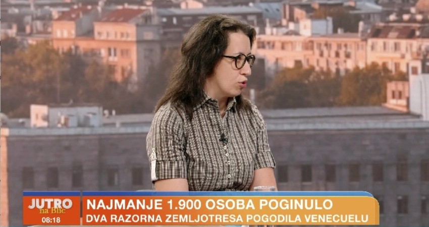 Zemljotresi na različitim stranama sveta nisu povezani, rekla je Ana Mladenović