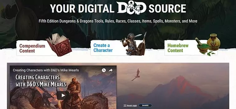D&D Beyond - debiutuje oficjalna, cyfrowa platforma dla fanów Dungeons & Dragons