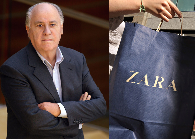 Amancio Ortega założyciel marki Zara