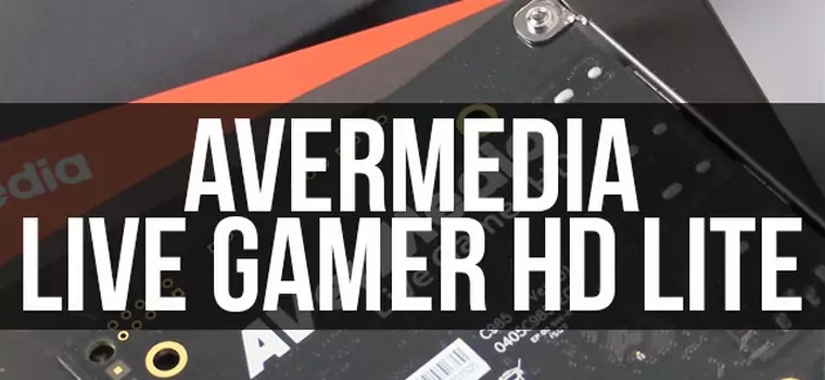 Sprawdzamy AverMedię Live Gamer HD Lite - tańszego kuzyna Live Gamer HD