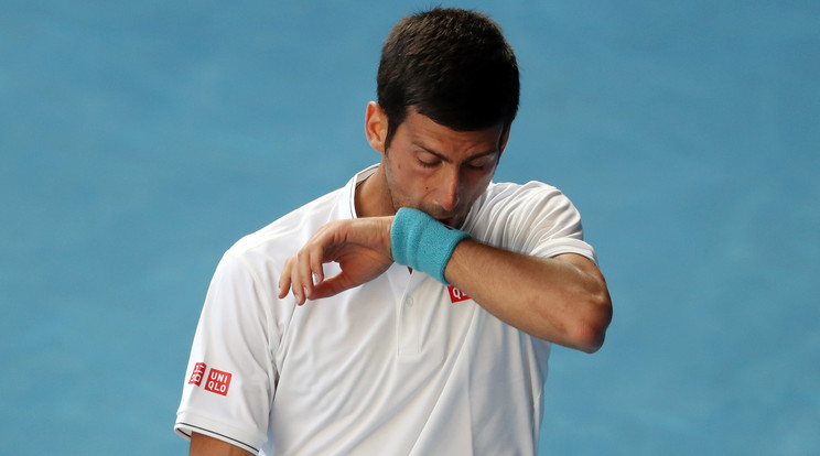 Novak Djokovics kiesése mindenkit meglepett /Fotó: AFP