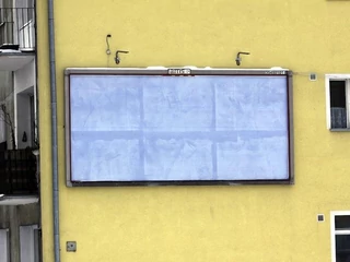 pusty billboard reklama