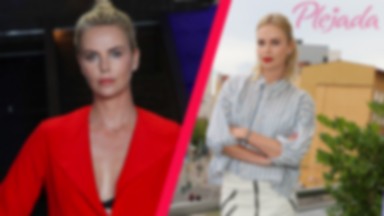 Charlize Theron długimi nogami promuje film "Atomic Blonde"