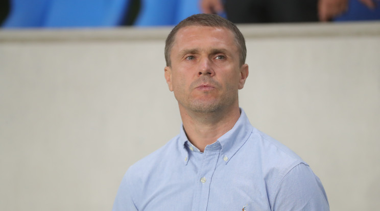 Szerhij Rebrov célja, hogy bajnok legyen és nemzetközi sikert érjen el a Fradival / Fotó: Varga Imre