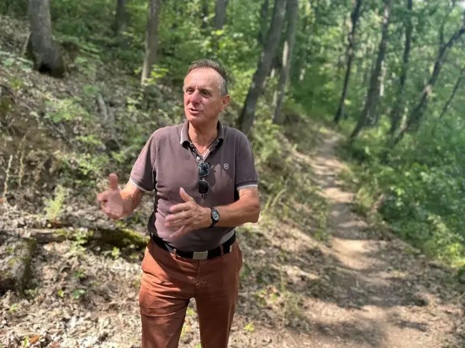 Inicijator imena staze, meštanin Milinko Gojković