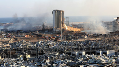 Apokaliptyczny krajobraz po eksplozji w Bejrucie