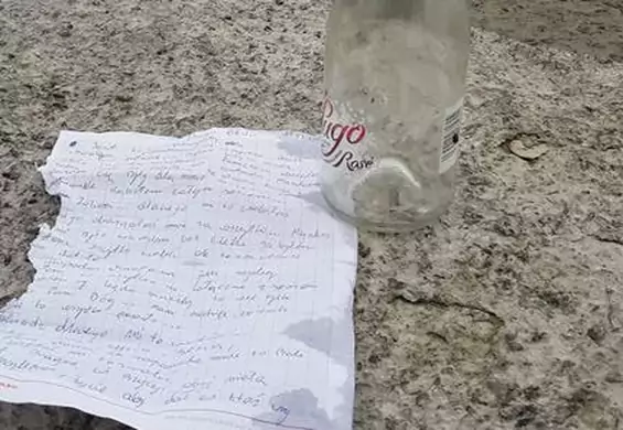 Para w Szwajcarii wyłowiła list w butelce. Konrad napisał go do Oliwii