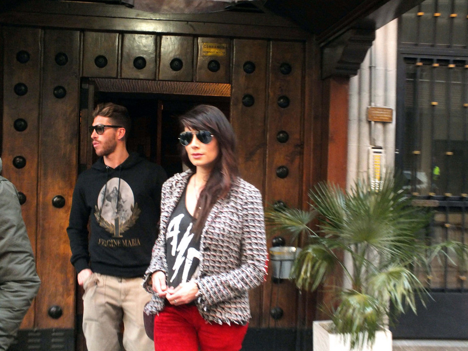 Sergio Ramos i Pilar Rubio / fot. LOOK PRESS AGENCY/ Newspix