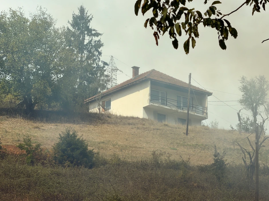 Požar u mestu Handići, na ulazu u Foču